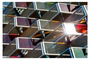 High Transparent 57W Colored CdTe Thin Film Semi-Transparent Solar Panel